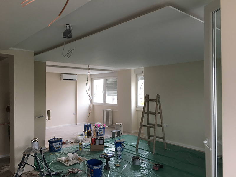 GipsarskiRadovi, Novi projekti, Renoviranje stanova, Završni radovi
