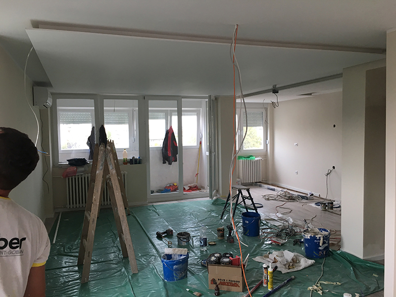 GipsarskiRadovi, Novi projekti, Renoviranje stanova, Završni radovi